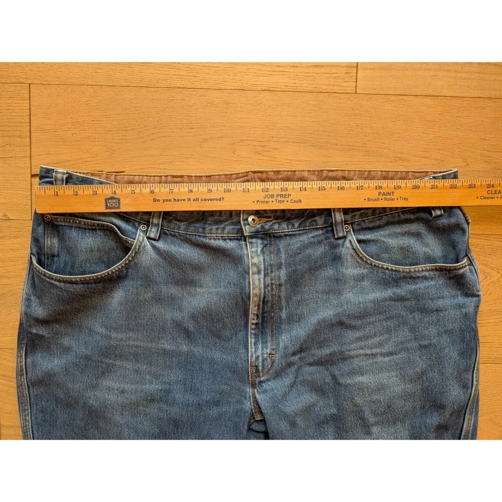Duluth Trading Co. Denim Ballroom Jeans Relaxed Fit Carpenter‎ Style 46x32